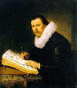 Rembrandt van rijn Portrait of a scholar. France oil painting artist